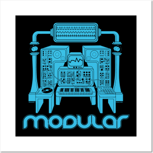 Modular Synthesizer Electronic Musician Posters and Art